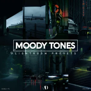 10 Limited Edition Dark Moody Presets, Mobile and Desktop Preset Bloggers & Instagram Creators, moody ambiance, rich tones, Cinematic, Moody